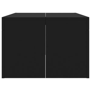 Schwarzer Couchtisch 102x50 cm