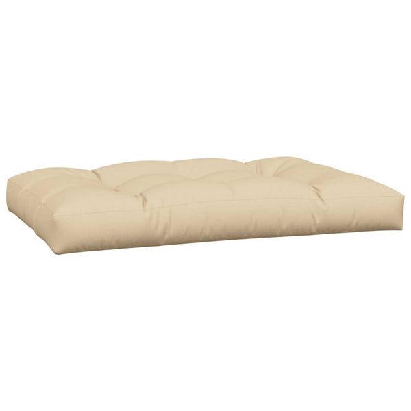 7-teiliges Palettenkissen-Set, Beige
