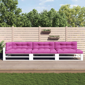 Palettenkissen Set 7-teilig Rosa