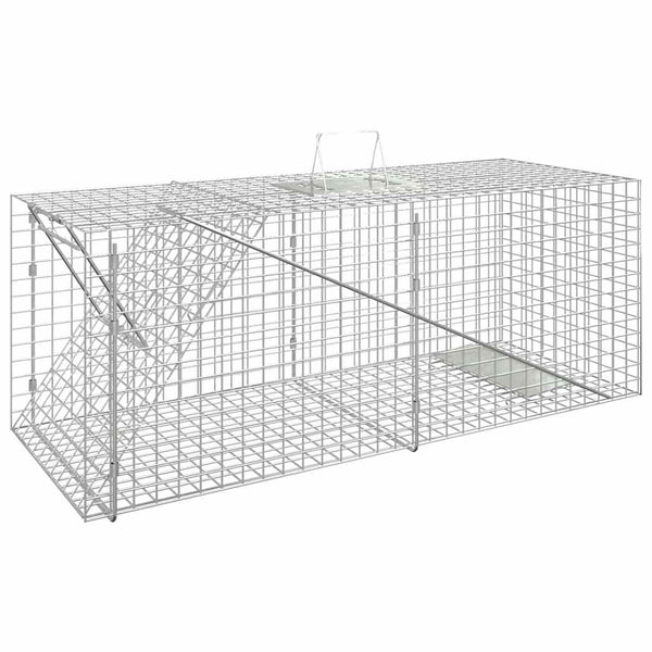 Tierfalle 64,5 x 25 x 26,5 cm Verzinktes Eisen