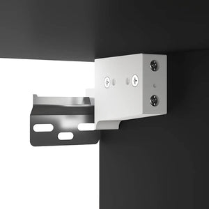 LED Spiegelschrank Schwarz 70x60 cm
