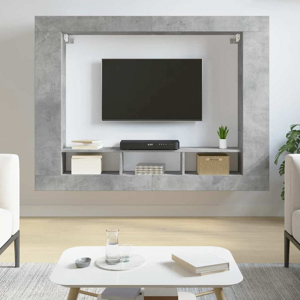 TV-Schrank Betongrau 152 cm
