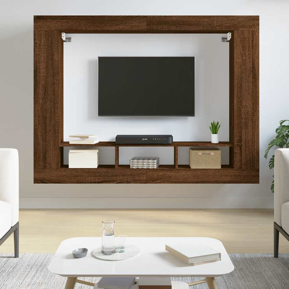 TV-Schrank Braun Eichen-Optik 152 cm