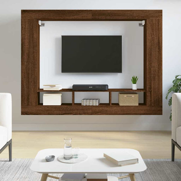 TV-Schrank Braun Eichen-Optik 152 cm