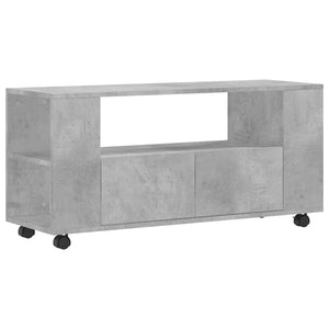 Meuble TV vidaXL gris béton 102x34,5x43 cm bois d'ingénierie