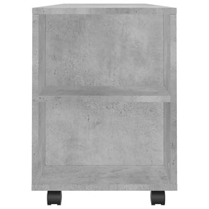 Meuble TV vidaXL gris béton 102x34,5x43 cm bois d'ingénierie