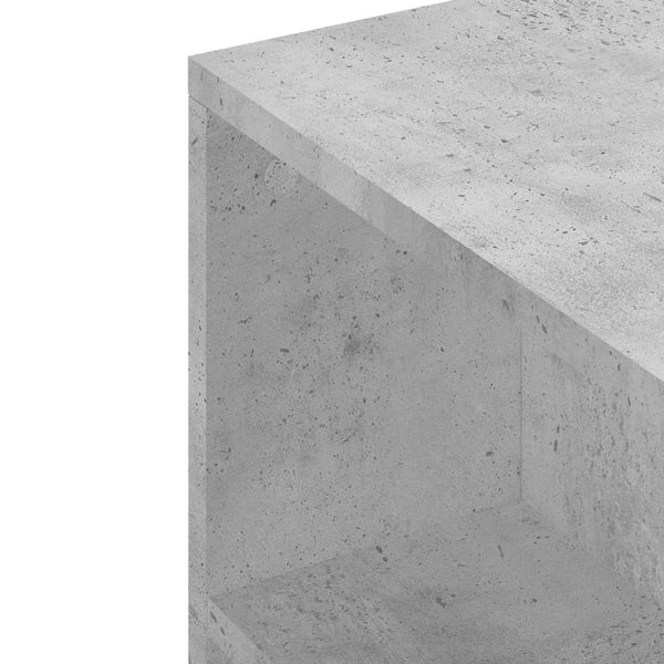 Meuble TV vidaXL gris béton 102x34,5x43 cm bois d'ingénierie