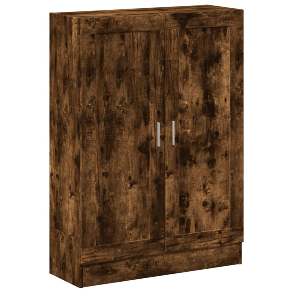 vidaXL Bibliothèque chêne fumé 82,5x30,5x115 cm Bois d'ingénierie