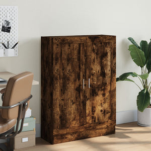 Bücherschrank Räuchereiche, 115 cm hoch