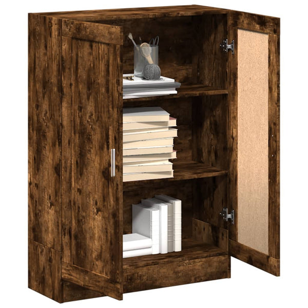 Bücherschrank Räuchereiche, 115 cm hoch