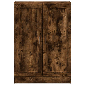 Bücherschrank Räuchereiche, 115 cm hoch