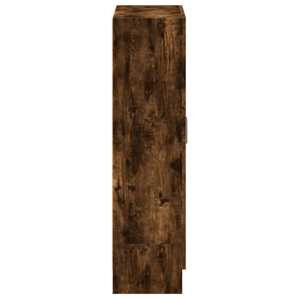 Bücherschrank Räuchereiche, 115 cm hoch