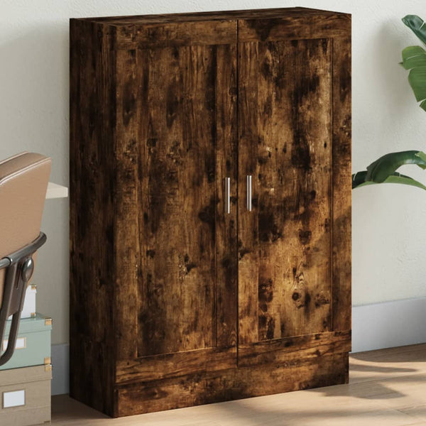 Bücherschrank Räuchereiche, 115 cm hoch