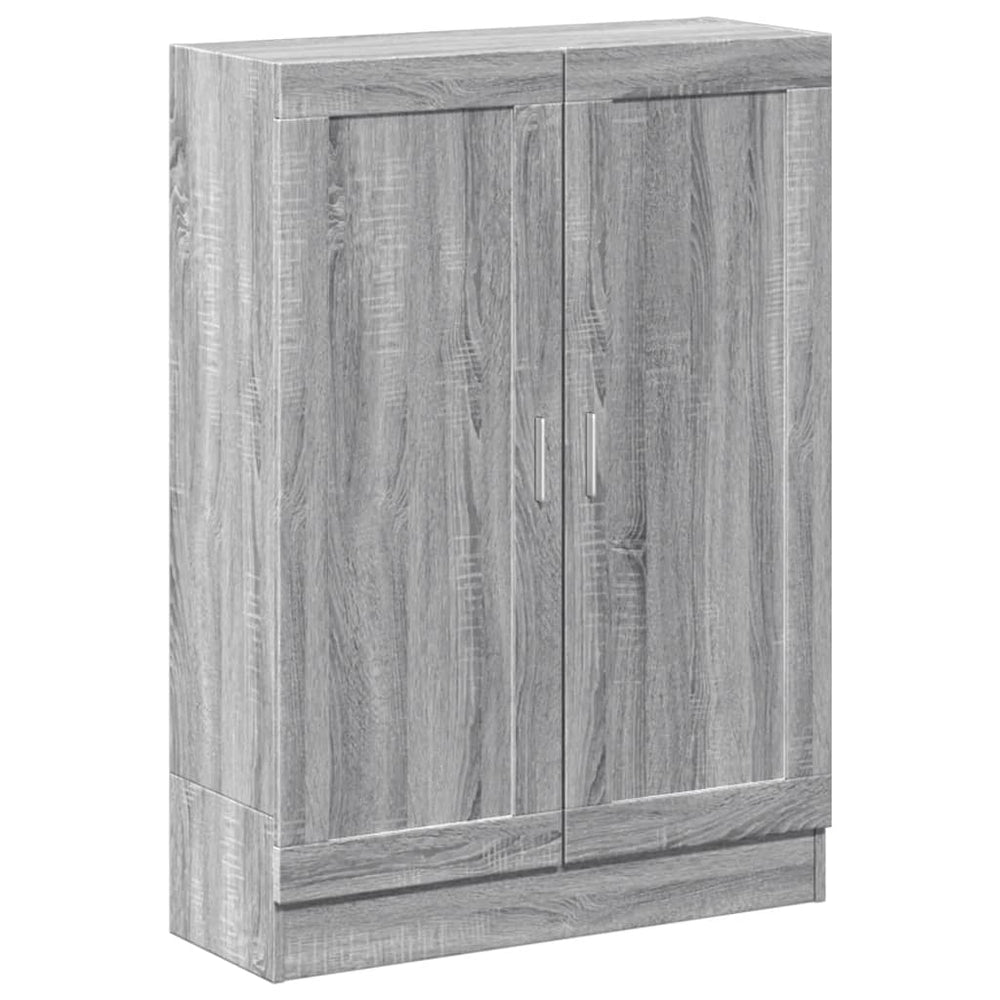 vidaXL Bibliothèque grise Sonoma 82,5x30,5x115 cm en bois d'ingénierie