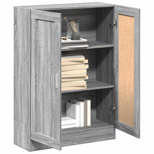 Bücherschrank Grau Sonoma 82,5x115 cm