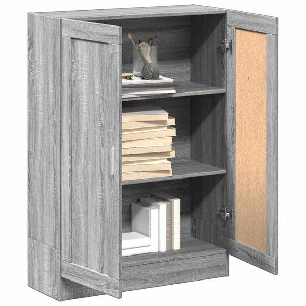 Bücherschrank Grau Sonoma 82,5x115 cm