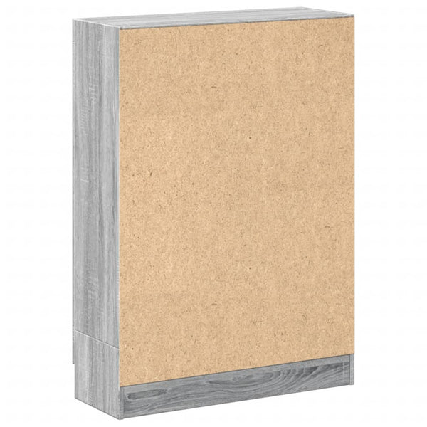 Bücherschrank Grau Sonoma 82,5x115 cm