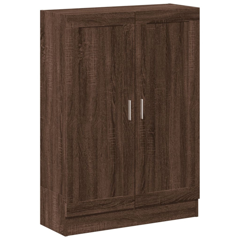 vidaXL Bibliothèque marron aspect chêne 82,5x30,5x115 cm Bois d'ingénierie