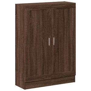 Bücherschrank Braun Eichenoptik, 115 cm hoch