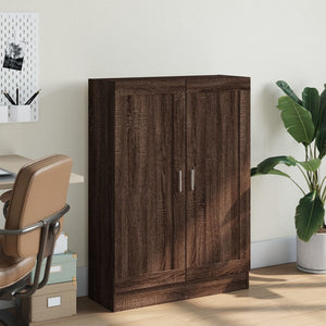 Bücherschrank Braun Eichenoptik, 115 cm hoch