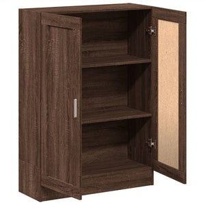 Bücherschrank Braun Eichenoptik, 115 cm hoch