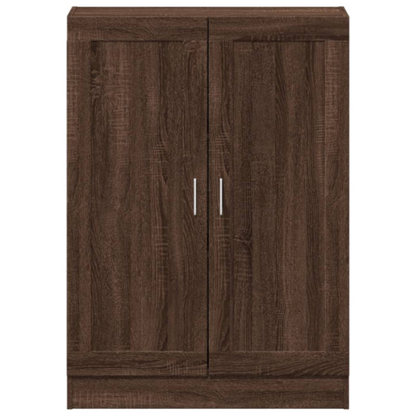 Bücherschrank Braun Eichenoptik, 115 cm hoch