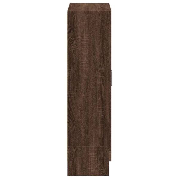 Bücherschrank Braun Eichenoptik, 115 cm hoch