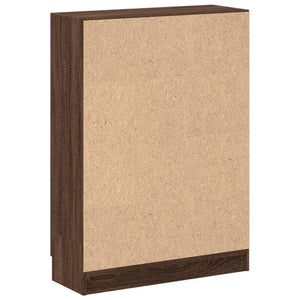 Bücherschrank Braun Eichenoptik, 115 cm hoch
