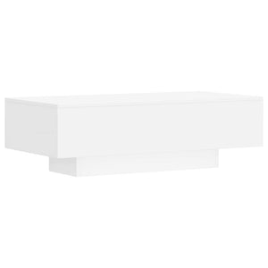 Weißer Couchtisch 100 cm Holzwerkstoff