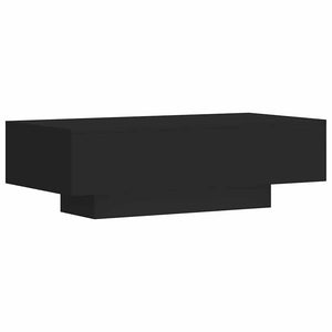 Schwarzer Couchtisch 100x50 cm Holz