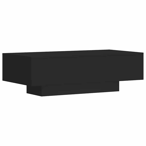 Schwarzer Couchtisch 100x50 cm Holz