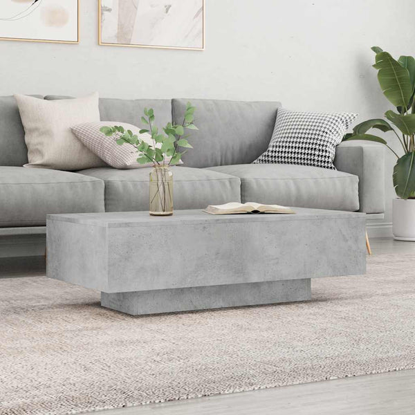 Betongrauer Couchtisch 100 cm