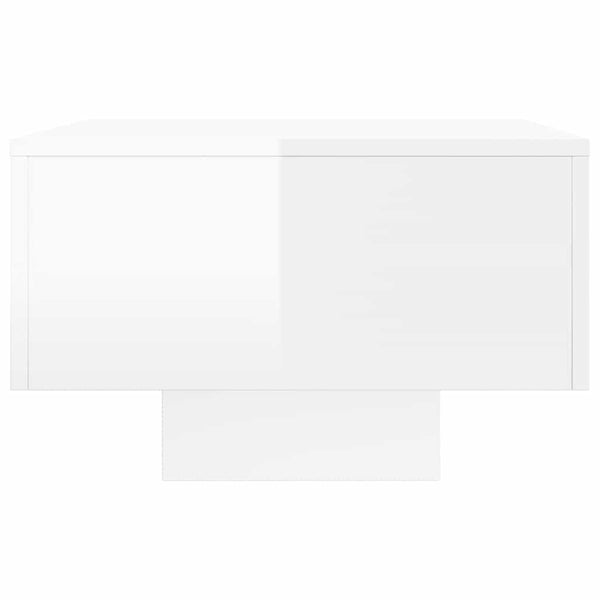 Couchtisch Hochglanz Weiß 100cm