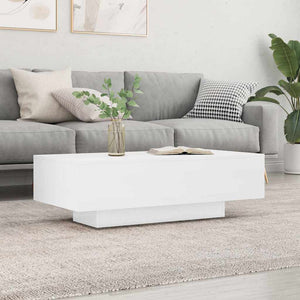 Couchtisch Hochglanz Weiß 100cm