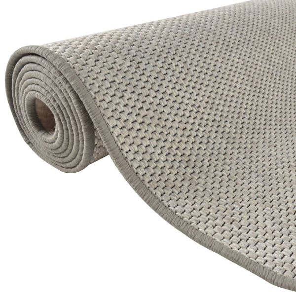 Sisal Teppichläufer Platina 80x400 cm