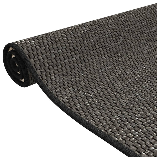 Anthrazit Sisal Teppichläufer 50x150 cm
