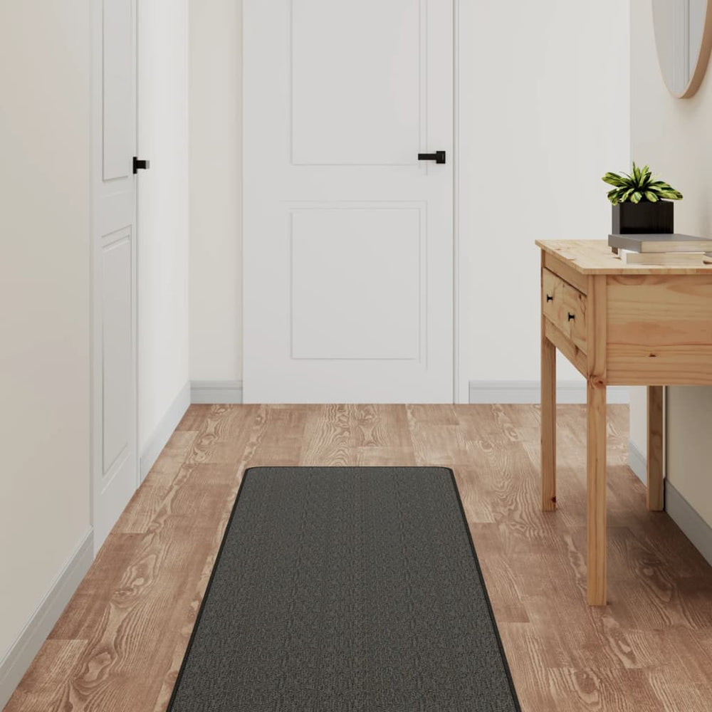 Sisal Teppichläufer Anthrazit 50x300 cm
