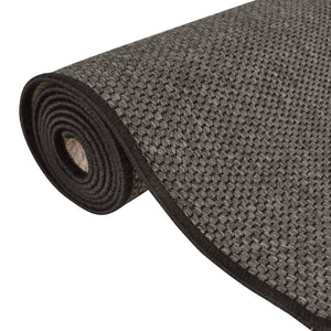 Teppichläufer Sisal Optik Anthrazit 80x200 cm
