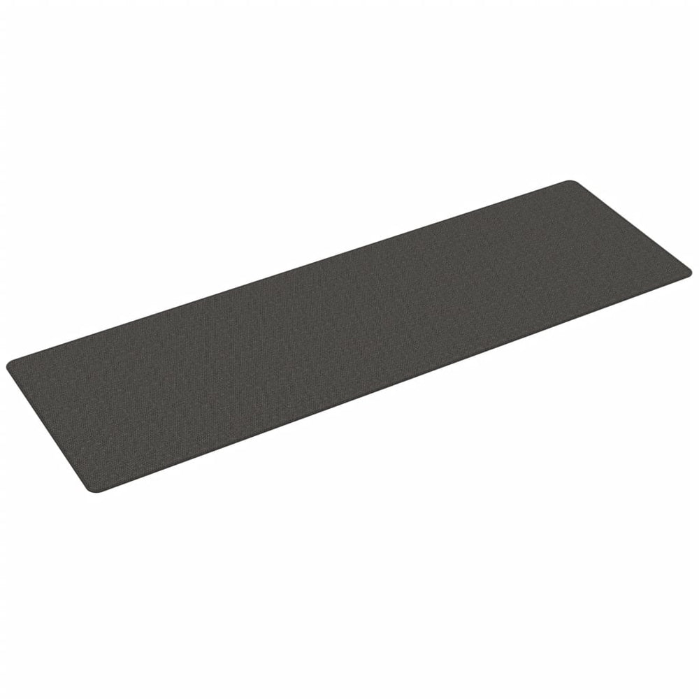 Teppichläufer Sisal Optik Anthrazit 80x250 cm