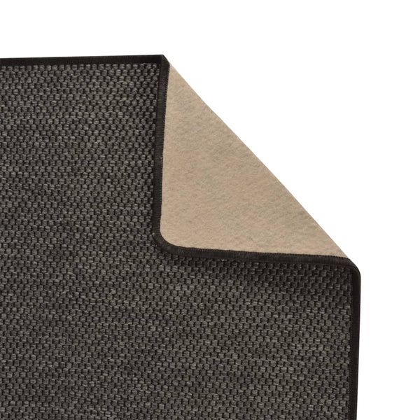 Anthrazit Sisal Teppichläufer 80x400 cm