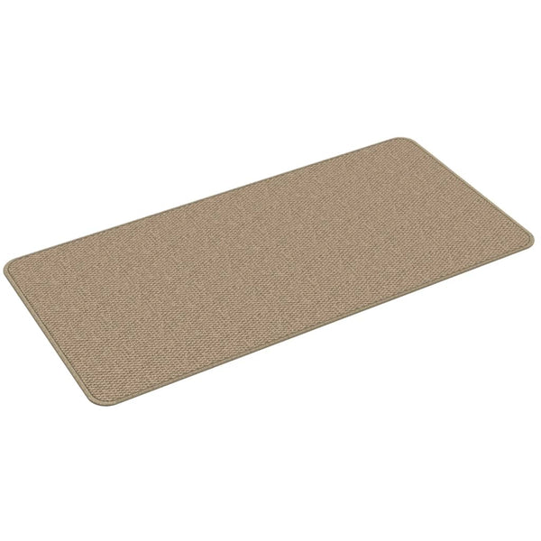 Sandfarbener Teppichläufer Sisal-Optik 50x100 cm