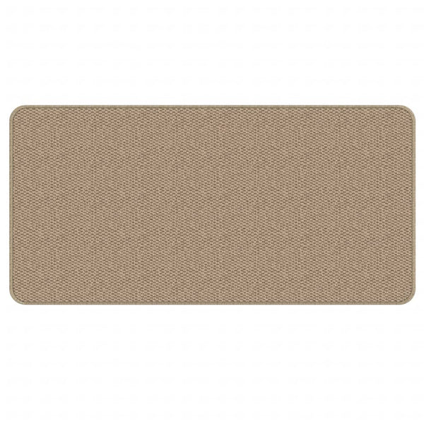 Sandfarbener Teppichläufer Sisal-Optik 50x100 cm