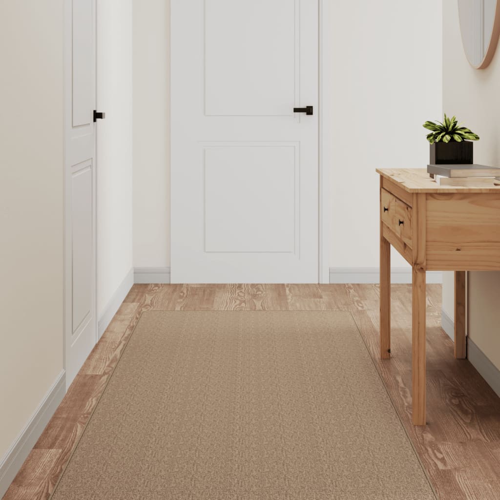 Sisal Teppichläufer Sand 80x400 cm