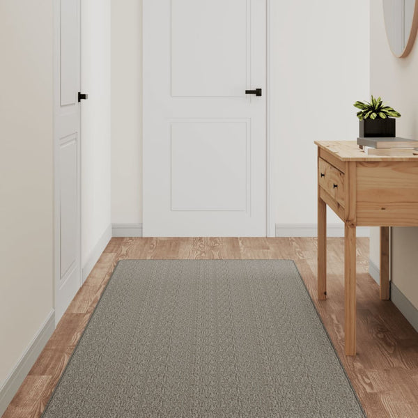 Teppichläufer Sisal Optik Silber 80x150 cm