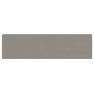 Silberner Teppichläufer Sisal-Optik 80x300 cm