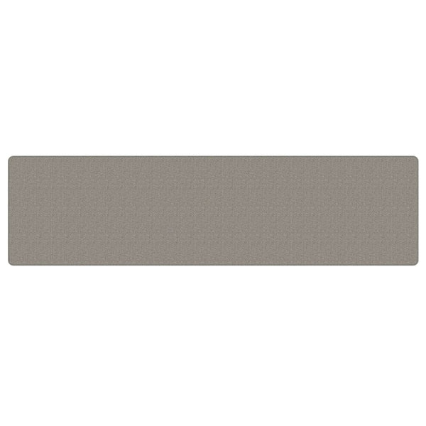 Silberner Teppichläufer Sisal-Optik 80x300 cm