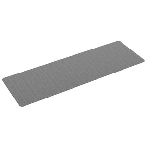 Grauer Teppichläufer 60x180 cm