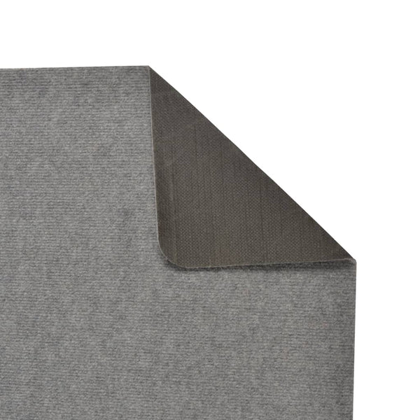 Grauer Teppichläufer 60x180 cm