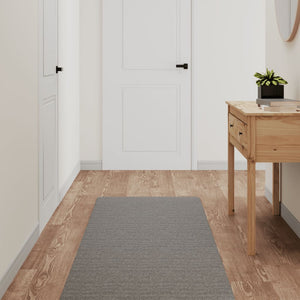 Grauer Teppichläufer 60x180 cm