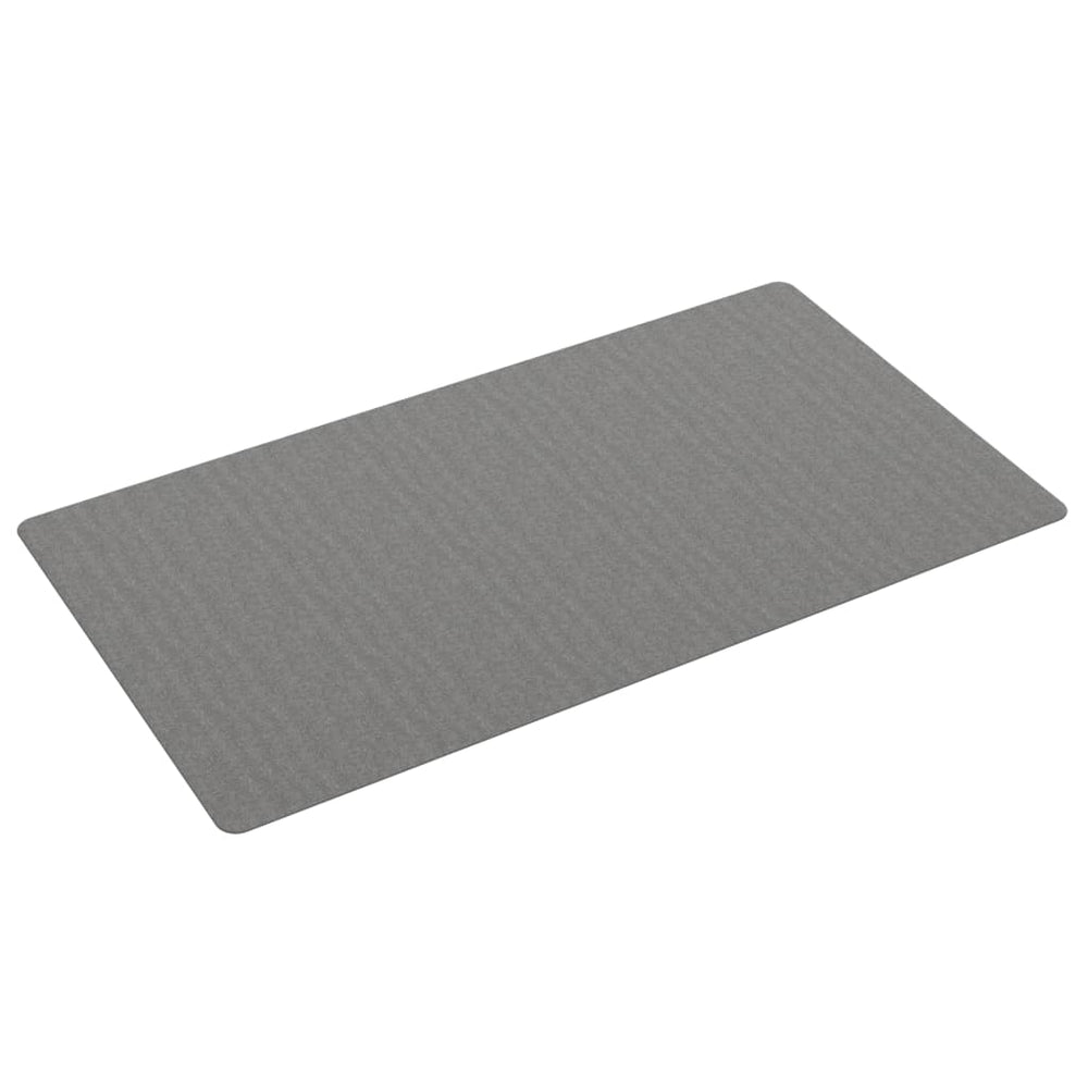 Grauer Teppichläufer 100x180 cm